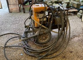 A industrial EH25 8.5 Robin pressure washer with electric start A/F