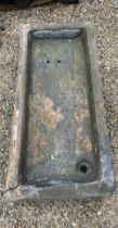 Large stone butlers sink 118 x 54, height approximately 17cm