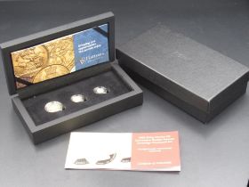 Hattons of London 2023 King Charles III Coronation Double Portrait Sovereign Fractional Set,