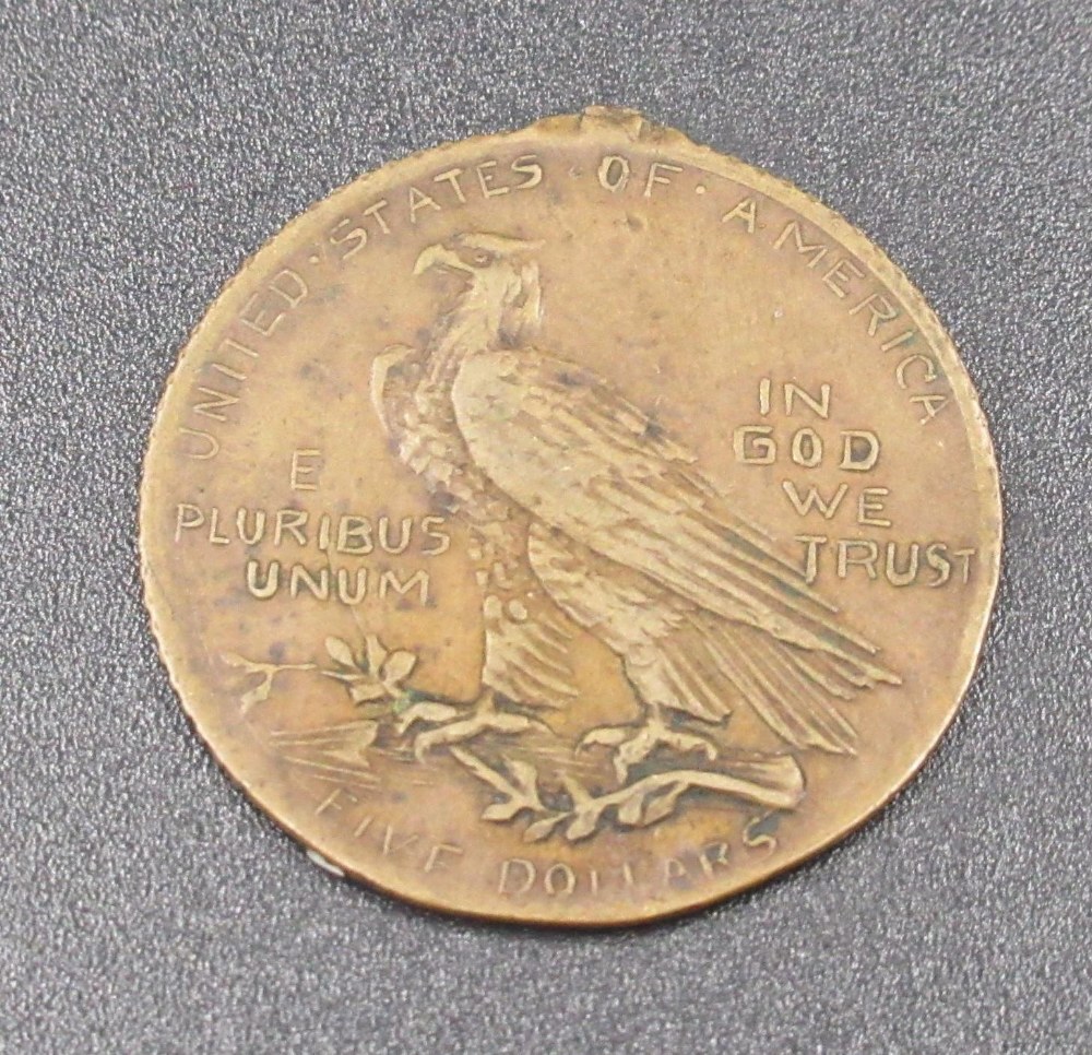 US Indian Head 1913 Coin/token In the style of a half dollar