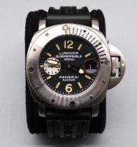 Panerai Luminor Submersible 1000m stainless steel Special Edition 176 0f 500 wristwatch, signed