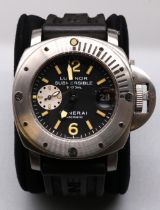 Panerai Luminor Submersible 1000m stainless steel Special Edition 247 0f 500 wristwatch, signed