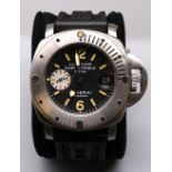 Panerai Luminor Submersible 1000m stainless steel Special Edition 247 0f 500 wristwatch, signed