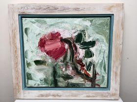 George Hainsworth (British Contemporary); 'Rose (Autumn)', oil on canvas, signed, dated 2015