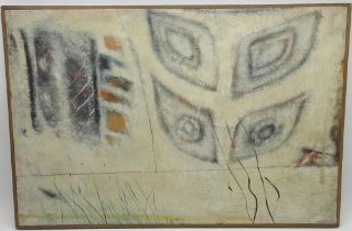 Martin Bradley (British 1931-2023); Untitled abstract study, oil on board, 59cm x 90cm;