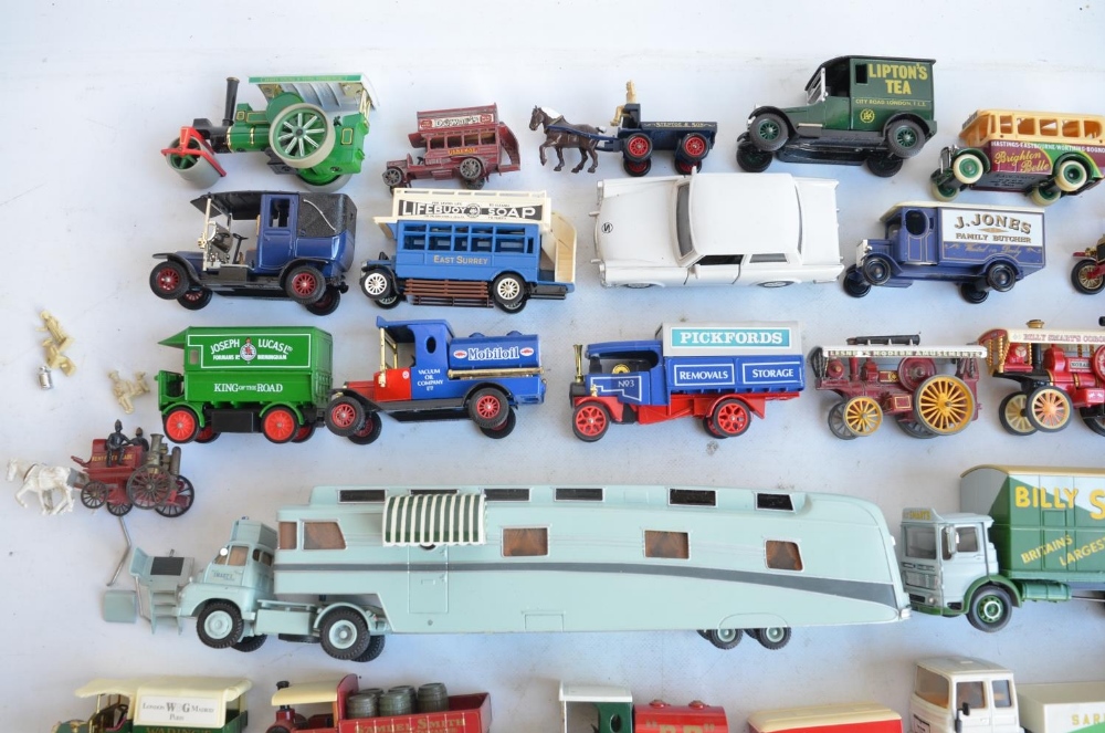 Collection of unboxed mostly play worn diecast model vehicles, various scales and manufacturers, - Image 3 of 8