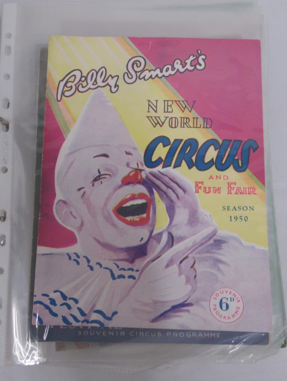 Billy Smarts Circus - collection of Billy Smart's Circus programmes in 2 folders (approx. 49) - Image 6 of 16