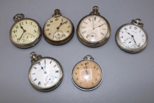 Waltham Traveller retailed Wilcocks Bros. Durban (South Africa) silverode keyless pocket watch,