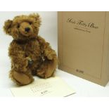 Steiff: 'Irish Teddy Bear', limited edition of 2000, brown mohair, H35cm, with box and certificate