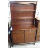 Stag Minstrel dresser with twin shelf back, W97cm D45cm H172cm