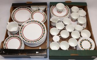 Collection of Figgjo Flint Cadiz pattern dinner and teaware (qty)