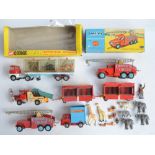 Collection of vintage Corgi Toys diecast Chipperfield's Circus model vehicles to incl. 1139