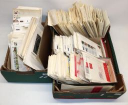 Large collection of First Day Covers, stamps, etc. (2 boxes)