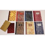 Collection of Folio Press books c1980s, incl. editions with marbled boards (8)