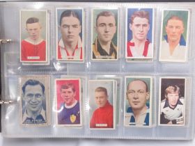 Two cigarette card folders cont. Football, Wildlife and Flower cigarette cards