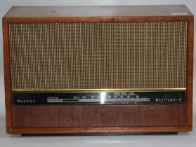 Hacker Mayflower II RV20 1962 domestic radio. Repurposed as a speaker with original casing and