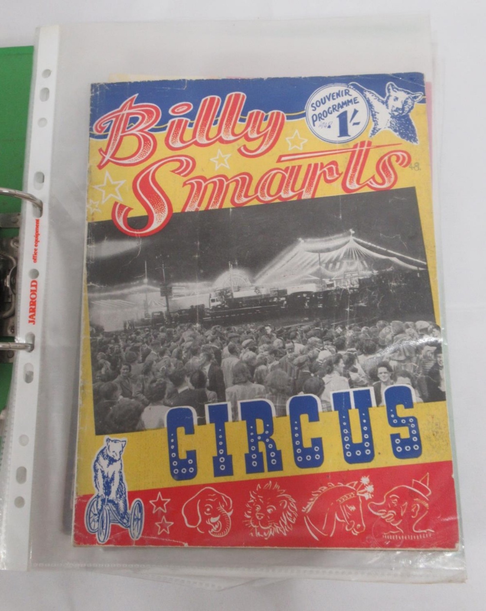 Billy Smarts Circus - collection of Billy Smart's Circus programmes in 2 folders (approx. 49) - Image 4 of 16