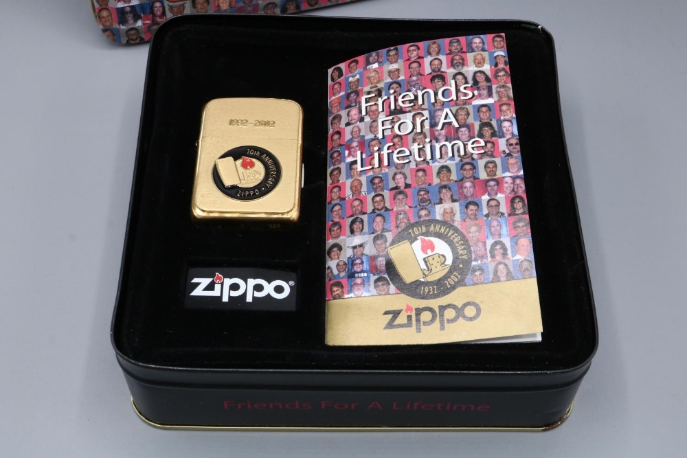 Zippo lighter: 70th Anniversary 1932-2002 edition, with box - Image 2 of 2