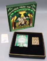 Zippo lighter: 'Egyptian King' from the 'Treasures From The Tomb' collection, c1999, with box