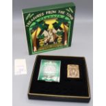 Zippo lighter: 'Egyptian King' from the 'Treasures From The Tomb' collection, c1999, with box