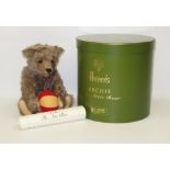 Steiff: 'Archie the Attic Bear' Harrod's Exclusive teddy bear, caramel mohair, limited edition of