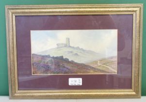 Two 'Brentor' & 'Dartmoor' and a small oil on board, all signed, 20cm x 38cm max (3)