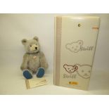 Steiff: 'Teddy Bear Blue' from the 'Little Giants' range, replica of a 1929 bear, limited edition of