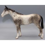 Beswick Bois Roussel racehorse, model no. 701, rocking horse grey gloss, H20.5cm, A/F