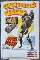 Two vintage 1970's circus advertising posters to include W.E.Berry Gerry Cottle's Britain's