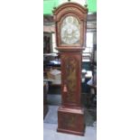 Geo. III and later long case clock, Wm. Webster Exchange Alley London, signed 161/2in arched brass