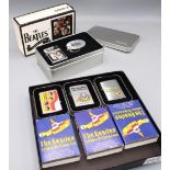 Zippo lighters, The Beatles: three 'Yellow Submarine' editions, and a 'Let it Be, Special Edition'