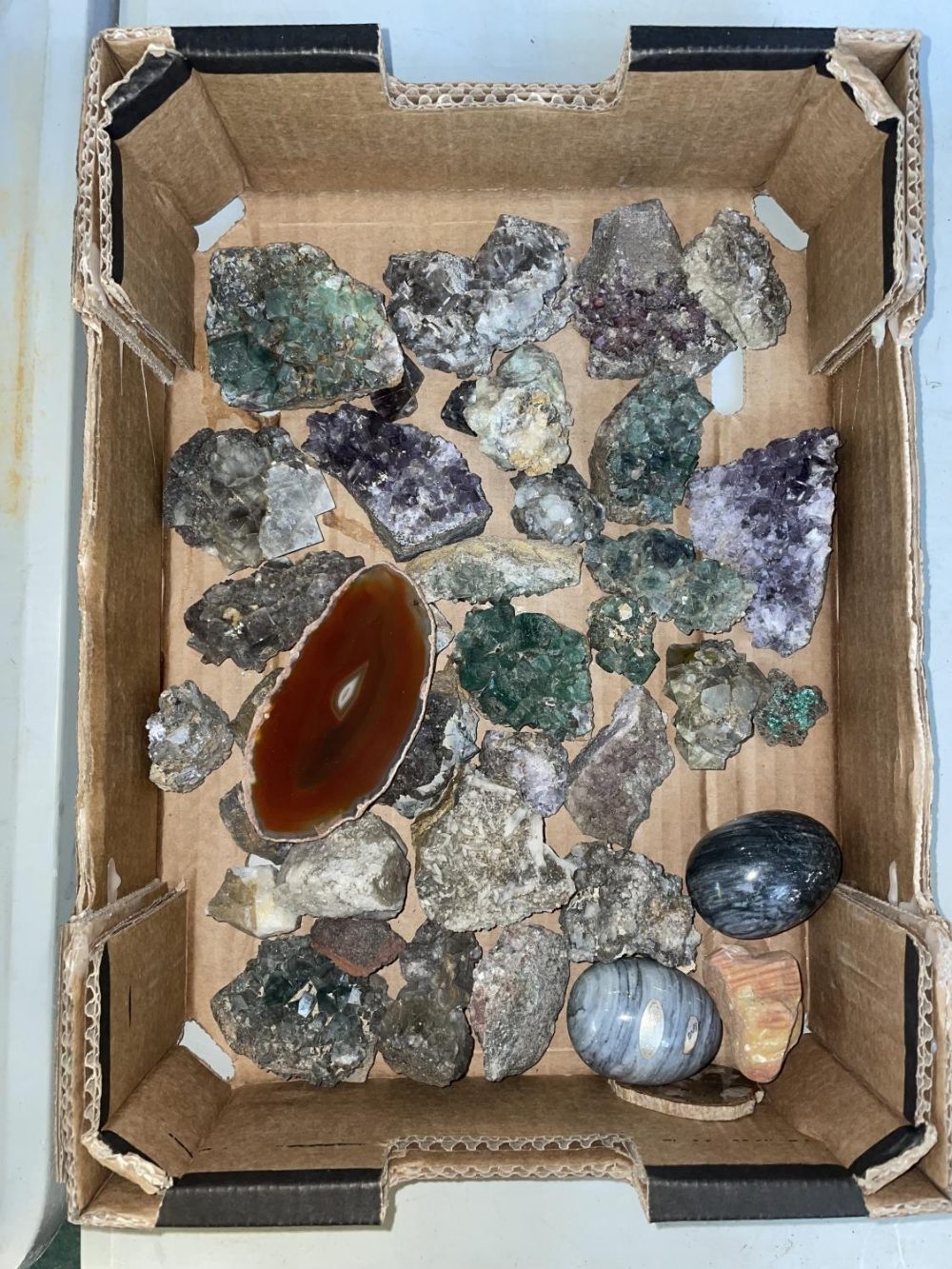 Collection of crystalised rocks and minerals, including from Boltsburn Mine, etc. - Image 2 of 2