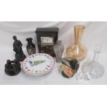 Mixed collection of items to inc. Royal Doulton Robin Hood D6527 toby jug, 2 Aynsley China Penguin