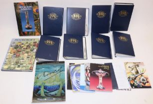 Moorcroft Pottery: collection of Collectors Club folders, related ephemera and books, and an