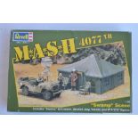 Rare Revell 1/35 scale MASH 4077th swamp scene plastic model diorama kit (item no 4335), appears