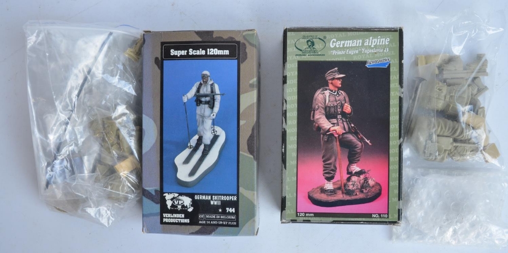 Mixed collection of mostly WWII era plastic and resin model kits from Tamiya, Meng, Airfix, Master - Image 9 of 10