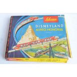 Vintage 1960's Schuco Disneyland-Alweg 1/90 scale Monorail set 6333 with train model in red/silver/