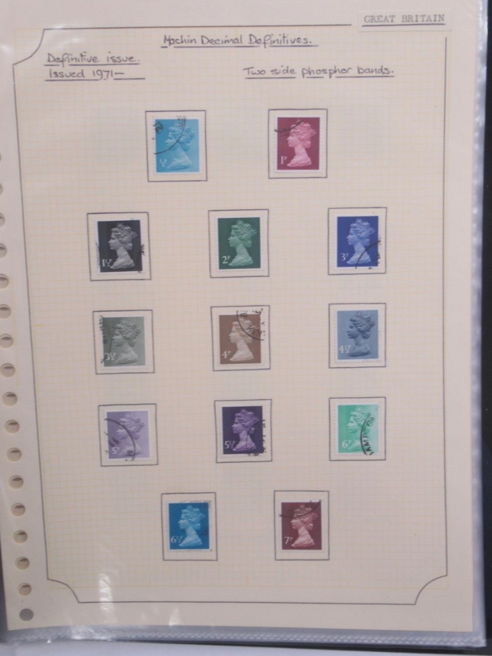 Large collection of GB stamps to inc. folder cont. Scottish, Welsh and Northern Irish stamps from - Image 7 of 26