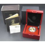 The Royal Mint - The Queen's Beasts: The Yale of Beaufort 2019 UK Quarter-Ounce Gold Proof £25 Coin,