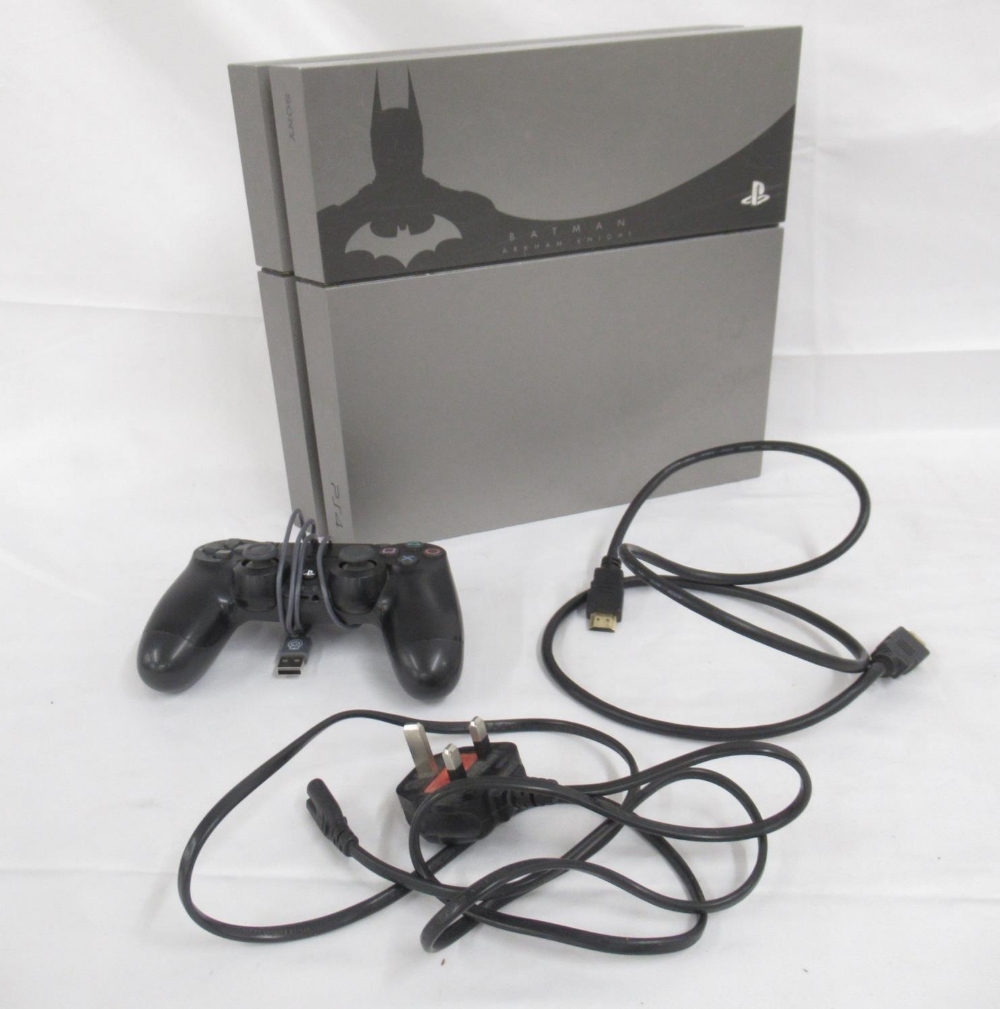 PS4 Batman Arkham Knight console, with 1 controller
