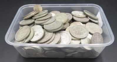 Collection of assorted Post 1920/Pre-1947 GB silver content coins to include Crowns, Half-Crowns,