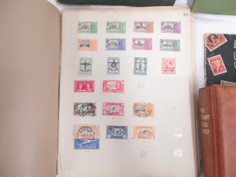 Assorted collection of British and International stamps predominantly c20th in folders/albums and - Image 5 of 13