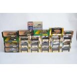 Collection of 24 boxed diecast military vehicles from Verem (tanks with working metal tracks),