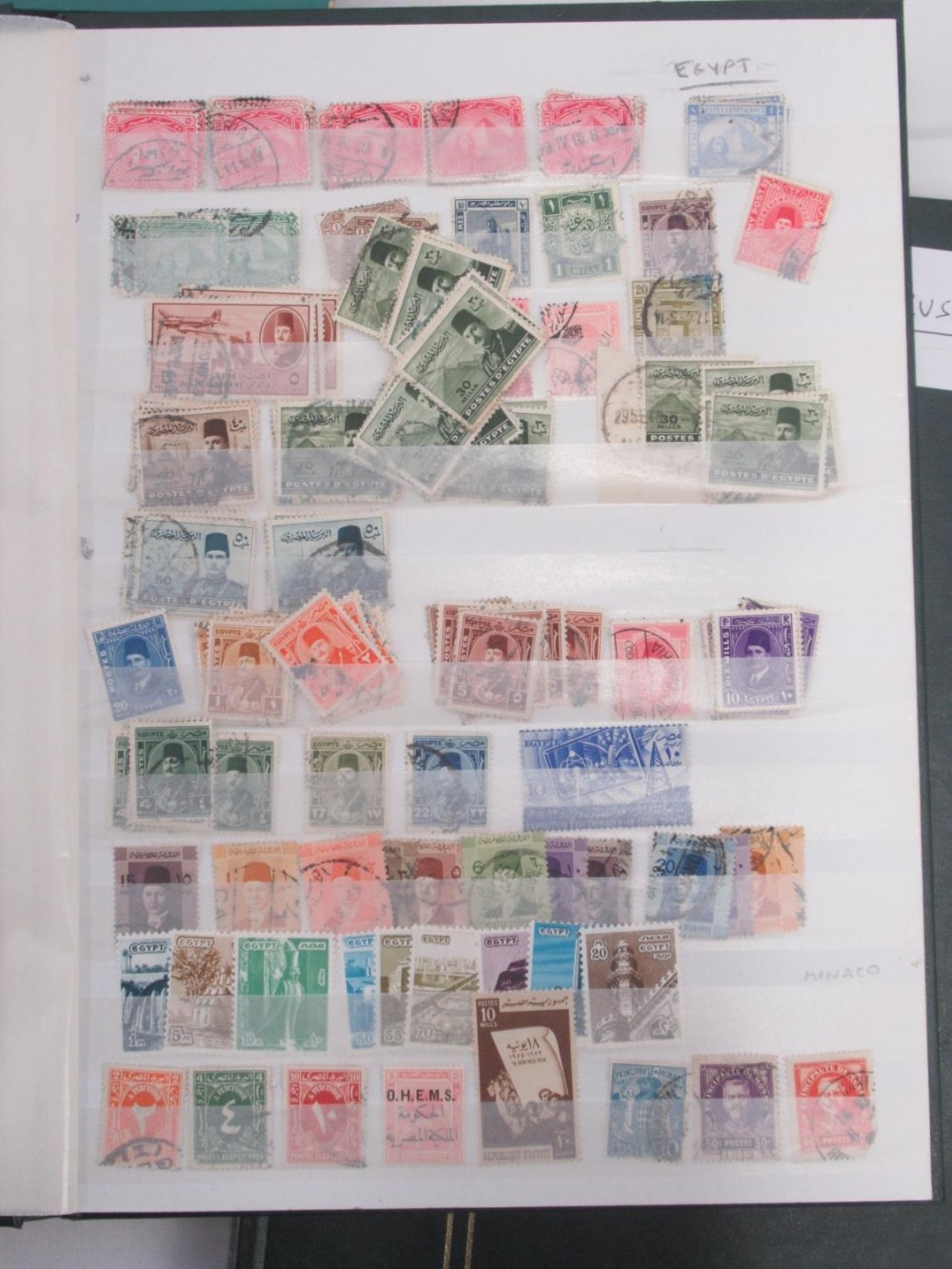 Stamp album cont. various international Aircraft stamps, stamp folder cont. stamps from Iran( - Image 15 of 21