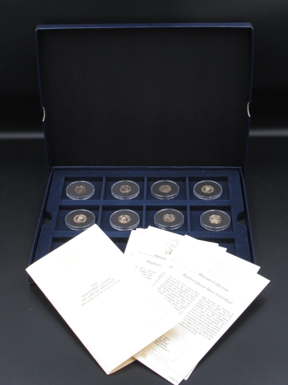 Westminster - The Historic Coins of Great Britain Museum Gold Collection, 8 coins comprising:
