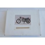Classic Model Motorcycles 1/9th scale 1961 Triumph TR6 Trophy white metal model motorbike kit with