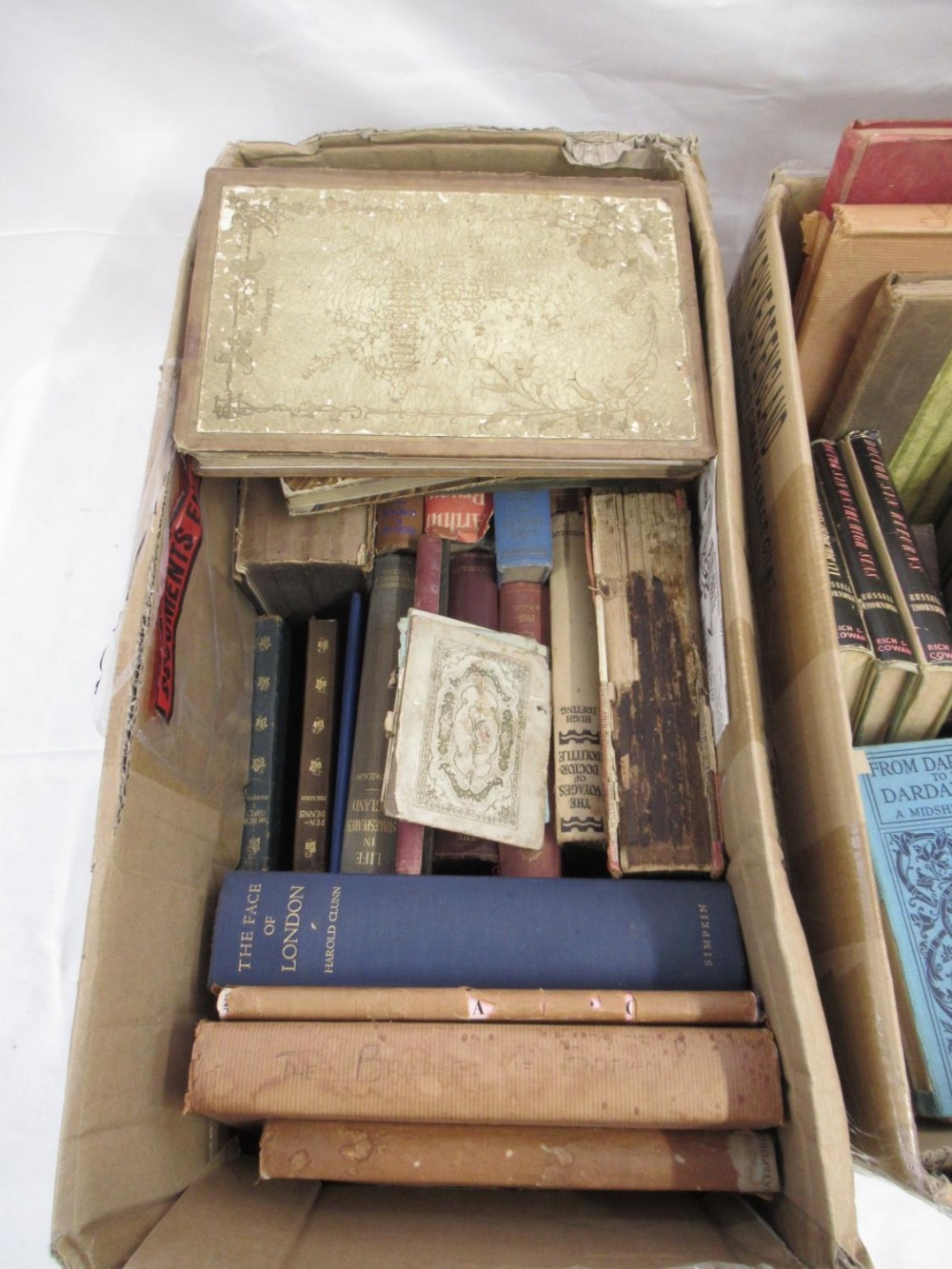 Assorted collection of c20th and some c19th books, in various states in 3 boxes - Image 4 of 4