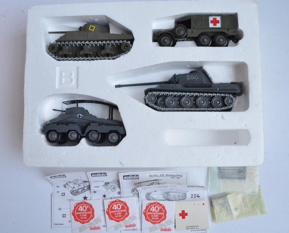 Collection of diecast armour models from Solido to include 11 boxed single vehicle sets, WWII and - Image 4 of 12