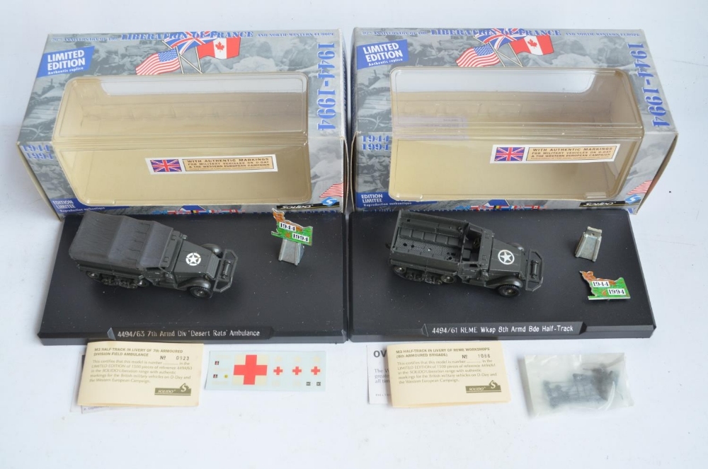 Collection of diecast armour models from Solido to include 11 boxed single vehicle sets, WWII and - Image 3 of 12