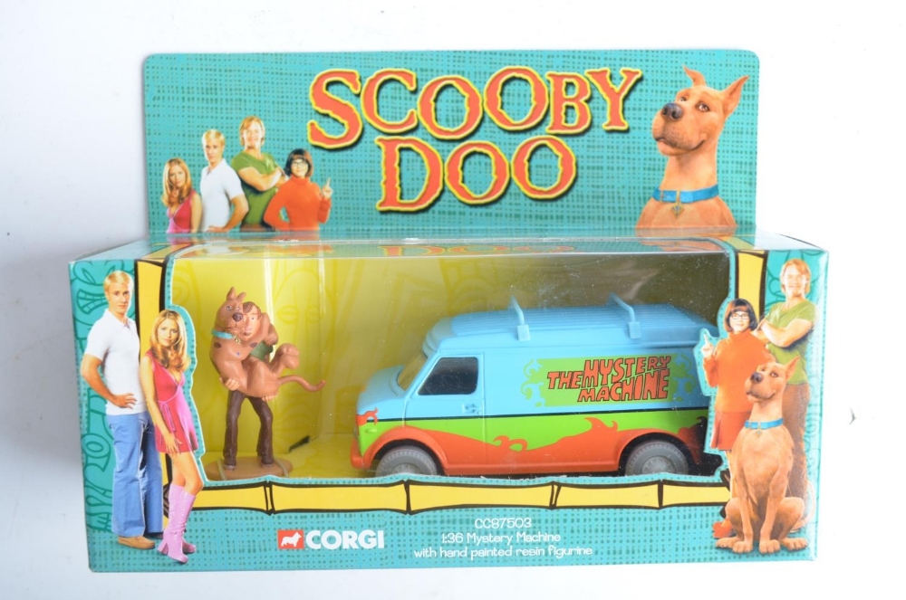 Nine boxed film, television, music and celebrity themed diecast model car sets from Corgi, most with - Image 5 of 9